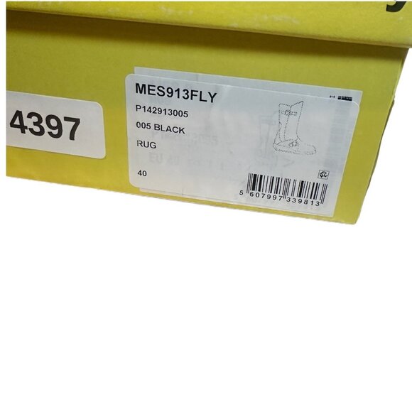 Fly London MES 2 Buckle Moto Leather Mid-Calf Boots Women’s 40 Zip RUG Sole - Picture 12 of 12